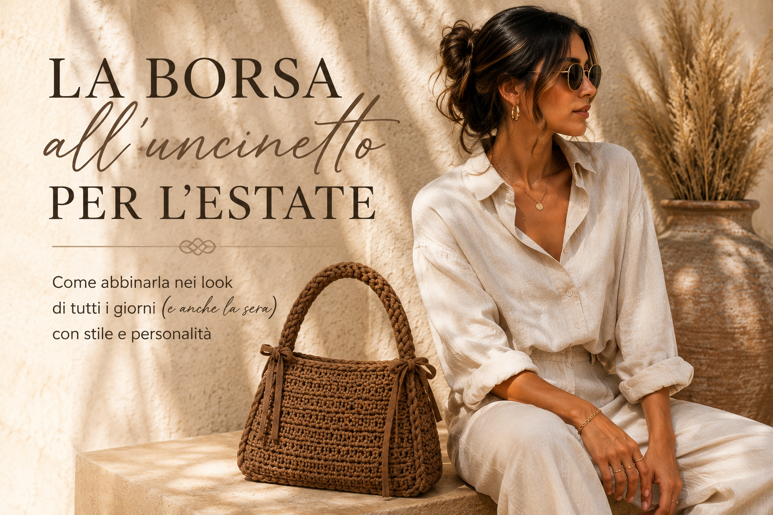 Come abbinare una borsa all’uncinetto in estate: idee outfit tra eleganza e stile handmade